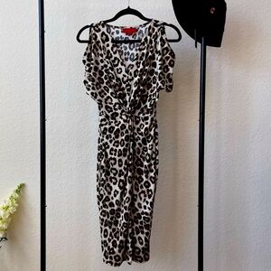 Jennifer Lopez Cold Shoulder Dress